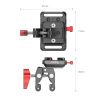 SmallRig mini V-mount adapter szorítóval rudazathoz 2989