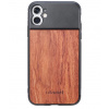 ULANZI drevený smartphone kryt pre iPhone 11 so závitmi)