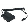 Dummy-Akku Canon LP-E6 mit USB-C-Anschluss (auch kompatibel mit Blackmagic Pocket 4K/6K)