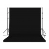 Płótno fotograficzne z Dakronu 1,5x3m (czarne)