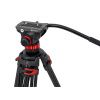 LENSBOT RAZOR III - videóállvány állítható fluid fejjel  182 cm, 10 kg teherbírás, pan/tilt beállítás