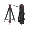 LENSBOT RAZOR III - videóállvány állítható fluid fejjel  182 cm, 10 kg teherbírás, pan/tilt beállítás