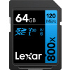 Lexar Pro 800x SDXC UHS-I SD-Speicherkarte C10 V10 U1, R120/45 MB