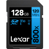 Lexar Pro 800x SDXC UHS-I SD-Speicherkarte C10 V10 U1, R120/45 MB
