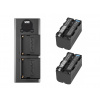 Dvoukanálová nabíječka a dvě baterie NP-F770 Newell DL-USB-C pro Sony  Nejkvalitnější náhradní baterie na trhu