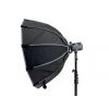2 x LENSBOT GL100X (2 x állvány, 2 x softbox)  120W, Bi-Color (2700-6500K) 22655 lux 1 méteren, okostelefon alkalmazás