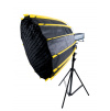 Set dvou LENSBOT GL330 COB led světel (2 x stativ, 2 x 90cm softbox)  330W, 128000 luxů na 1 metr, Bi-Color, Smartphone app