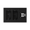 ładowarka dwukanałowa newell dl usb c do akumulatorów blx 1 do olympus (2)