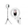 Kruhové Ring light světlo 10" + stativ a držák pro smartphone