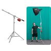 Stahlstativ mit Boom-Arm-Arm + 4 kg Gegengewicht