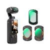 KF Concept Magnetfilterset für DJI Osmo Pocket 3 / 4 (CPL+Black Diffusion 1/4+VND 1-5 Stop)