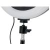 Kör alakú Ring light lámpa 10" + 2 méteres állvány  3000K-6500K, 2,1 m-es állvány, okostelefon-tartó