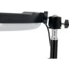 Kör alakú Ring light lámpa 10" + 2 méteres állvány  3000K-6500K, 2,1 m-es állvány, okostelefon-tartó