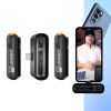 LENSBOT DualMic USB-C 2,4G bezdrátové klopové mikrofony pro smartphone, tablety, počítače