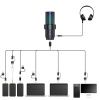 Comica Audio EJoy Uni USB (fekete) kondenzátormikrofon RGB vezérléssel