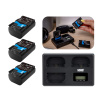 Set 3x baterie Newell LP-E6NH pro Canon + tříkanálová USB-C nabíječka