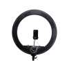 (ZÁVADA) 25" kruhové ring light led světlo určeno k focení video i makeup  105W výkon, průměr 64cm, extra pevný stativ 2,5m
