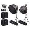 Set 2x Viltrox Ninja 10C - 120W RGB COB LED světlo + 2x stativ, 2x softbox s voštinou