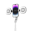 Lensbot LED selfie světlo s "hot shoe" adaptérem pro stativy a držáky smartphonů