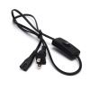 Napájecí kabel s vypínačem ON/OFF – US zástrčka 2 m