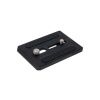 LENSBOT rychloupínací destička pro fluidní video hlavu LS-X7 (75mm) – 83 × 50 × 12 mm