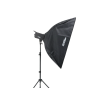(S VADOU) COB led světlo GT-300BI (3200-5600K) + stativ, softbox, grid a brašna