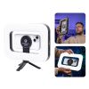 LENSBOT AURA 15W RGB – LED světlo pro telefon s magnetickým držákem a mini stativem, 15 W