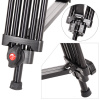 JIEYANG JY0508B JY 0508B 6KG height 185cm Professional Video Tripod Aluminum Dslr VIDEO Tripod Fluid Head (4)