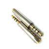 MLLSE 2PCS lot Gold 3 5mm Male to 2 5mm Female Audio Plug 4 poles Connector (3)