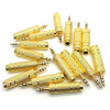 MLLSE 2Pcs lot Gold 3 5mm Male to 6 5mm Female Adapter Jack Stereo Audio Adapter (4)
