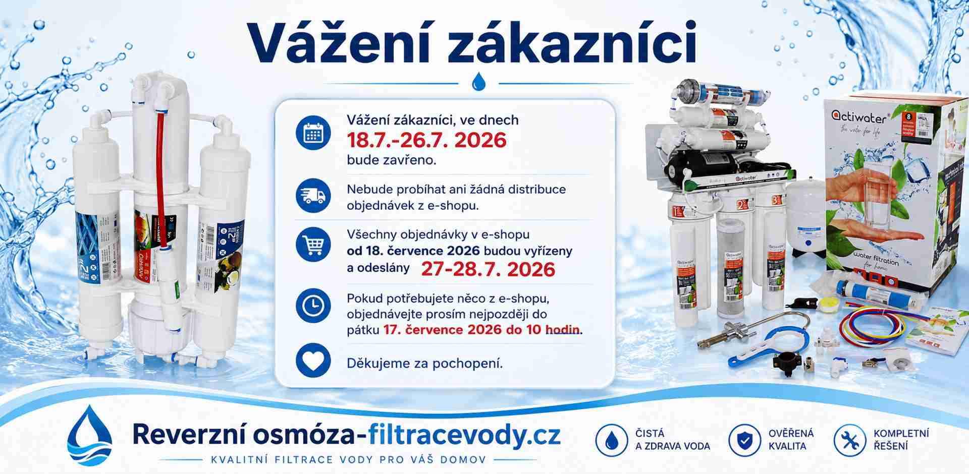 Zavřeno dovolená