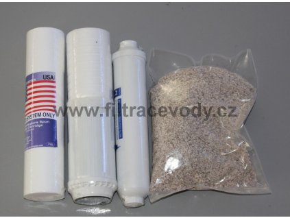 Set filtrů pro reverzní osmózu AQUL  s náplní do mineralizátoru