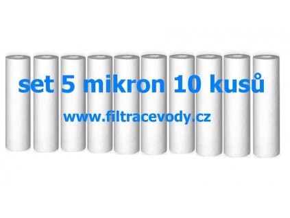 Filtrační vložka pro filtr reverzní osmózy 5 mikron 10 kusů