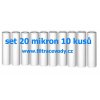 Filtrační vložka pro filtr reverzní osmózy 20 mikron 10 kusů