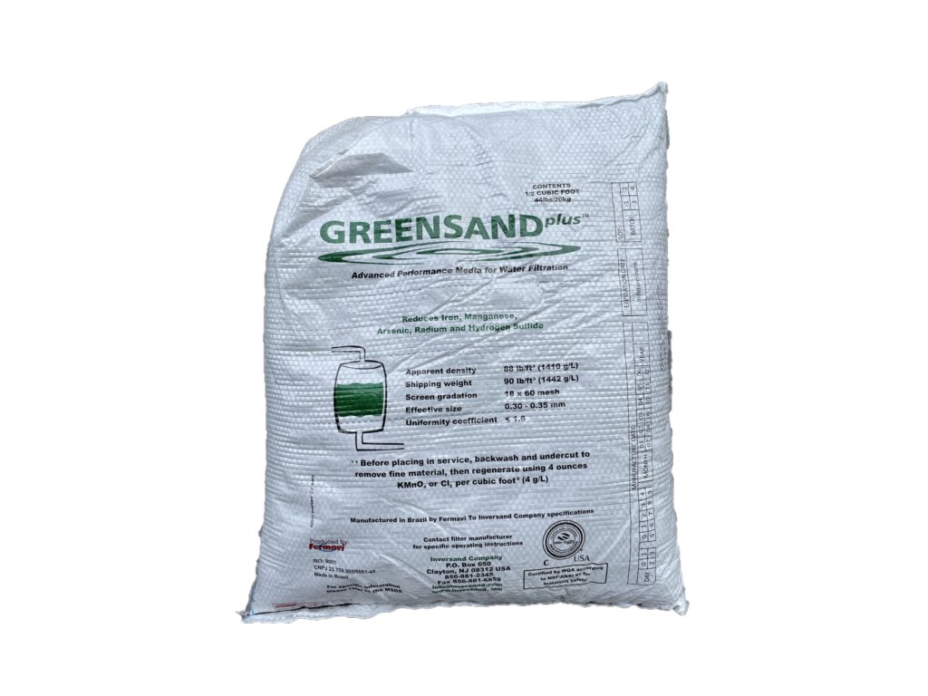 Manganese Greensand Plus odstranění železa a manganu - Filtrační Materiály  - Eshop