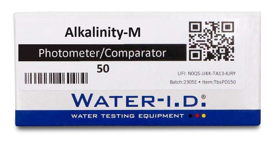 WATER I.D. Alkalinity M testovací tablety pro měření alkality kyselosti fotometr
