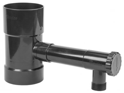 Sběrač dešťové vody na okapové svody s ventilem – průměr 90mm