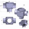 Samočistící filtr dešťové vody, filtr na dešťovou vodu do nádrže - Garden 110 L