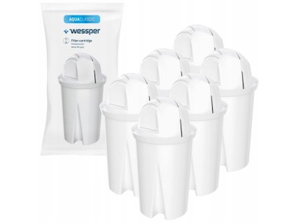 6x Vodni filtr WESSPER pro Aquaphor DAFI ZAMIENNIK