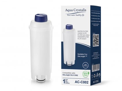 Vodný filter Aqua Crystalis AC-C002 pre kávovary značky Delonghi (náhrada filtra DLS C002)