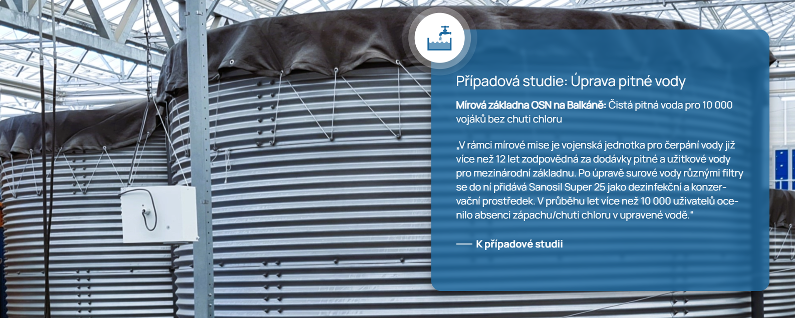 Sanosil Pokročilá dezinfekce pitné vody