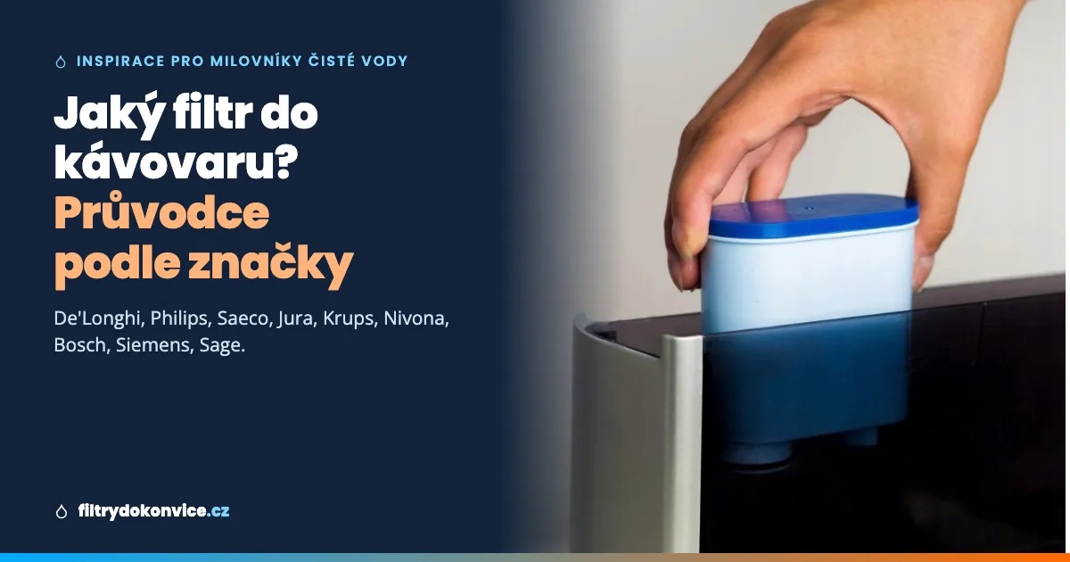 Jaký filtr do kávovaru? Kompletní průvodce podle značky (De'Longhi, Philips, Jura, Krups, Bosch, Siemens, Sage)