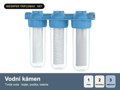 wessper triplemax set vodni kamen 1