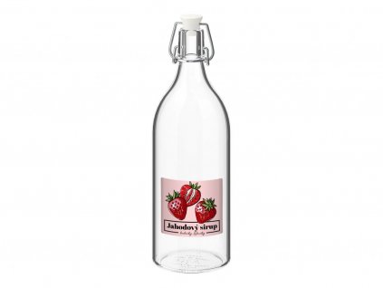 Fľaša na jahodový sirup