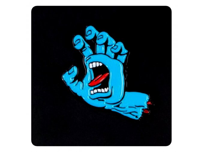 santa cruz screaming hand lapel pin badge skateboard 3.5cm blue old skool jim (3) 32018 p (2)