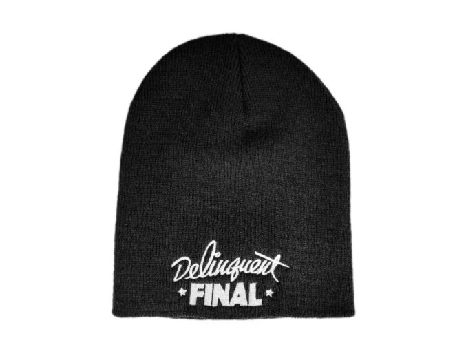 Kulich FINAL "Delinquent" basic, vyšívaný, černý