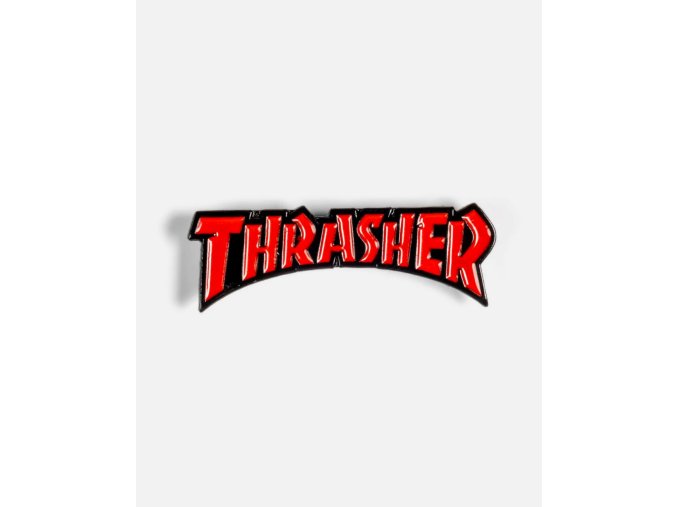 THRASHER LAPELPIN RED 1