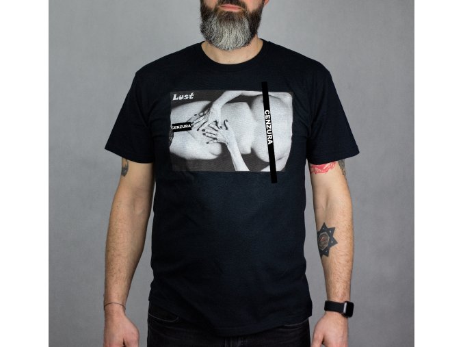 Pánské tričko LUST "Torso" černé