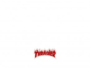 Samolepka THRASHER "FLAME LOGO SMAL" 8 cm