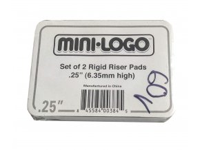 Podložky MINI LOGO 6,35 mm PLAST (0.25")